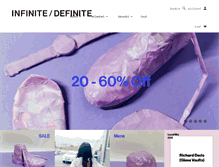 Tablet Screenshot of infinitedefinite.com